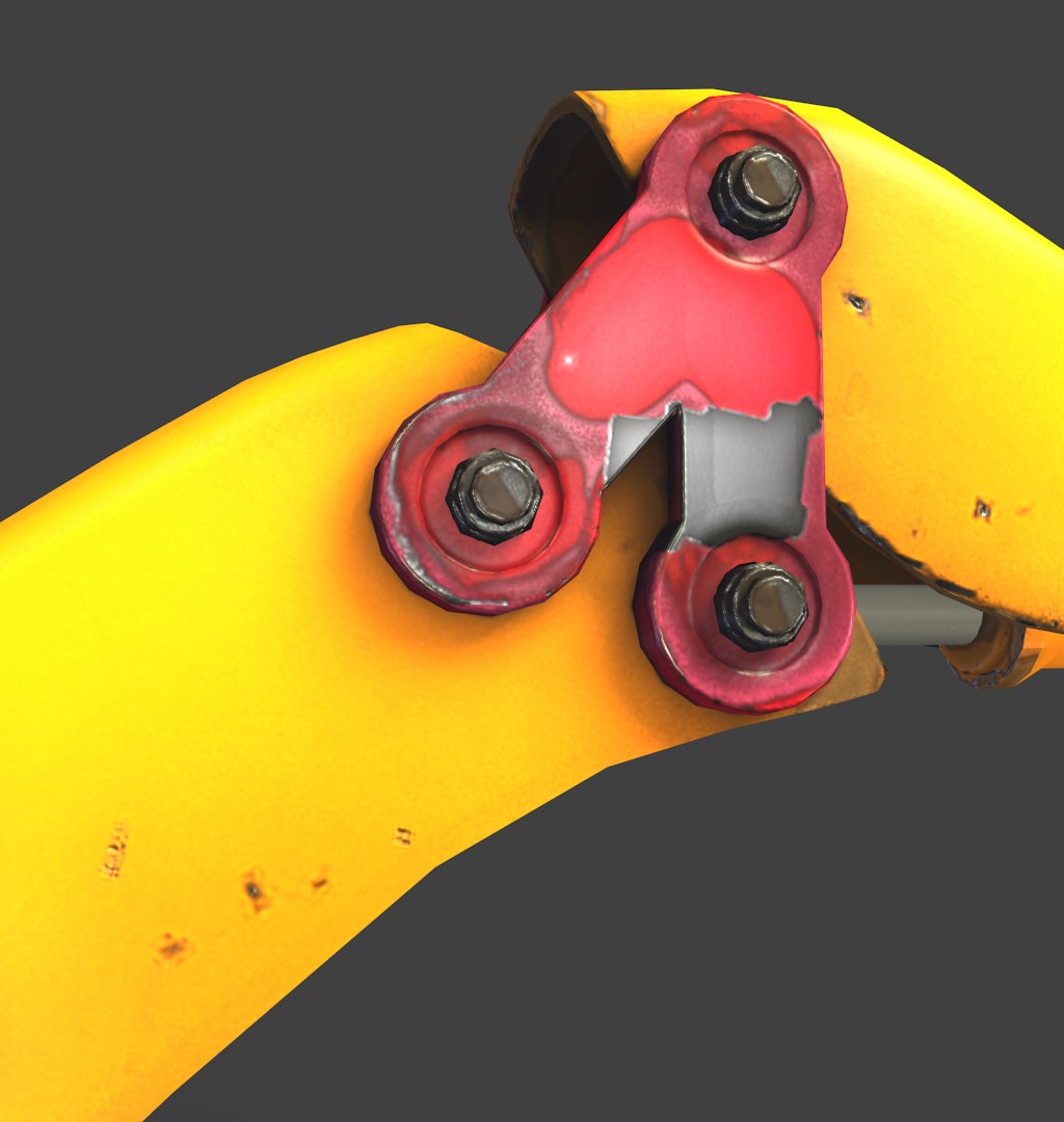 Robotic Arm rigged and textured preview image 3
